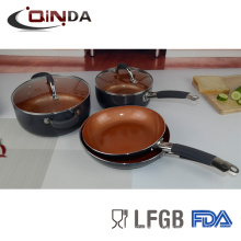 new design copper pots and pan set